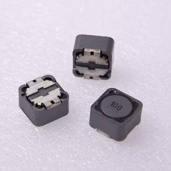 Tipo de ferida com fio original Cdh127 SMD Fonte de alimentação elétrica blindada indutores toroidais com alta eficiência